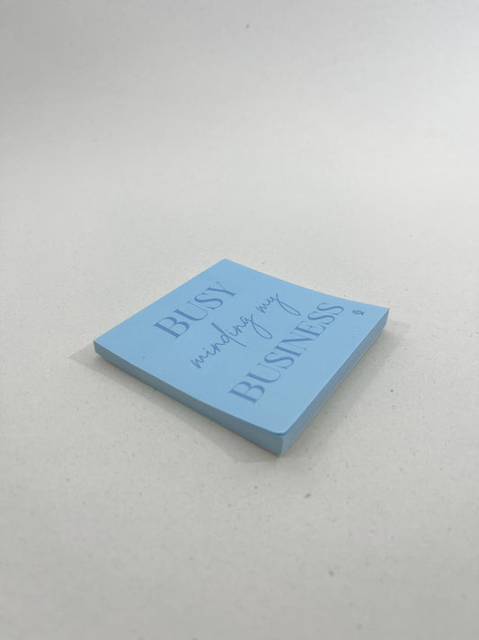 Blocchetto memo adesivi blu