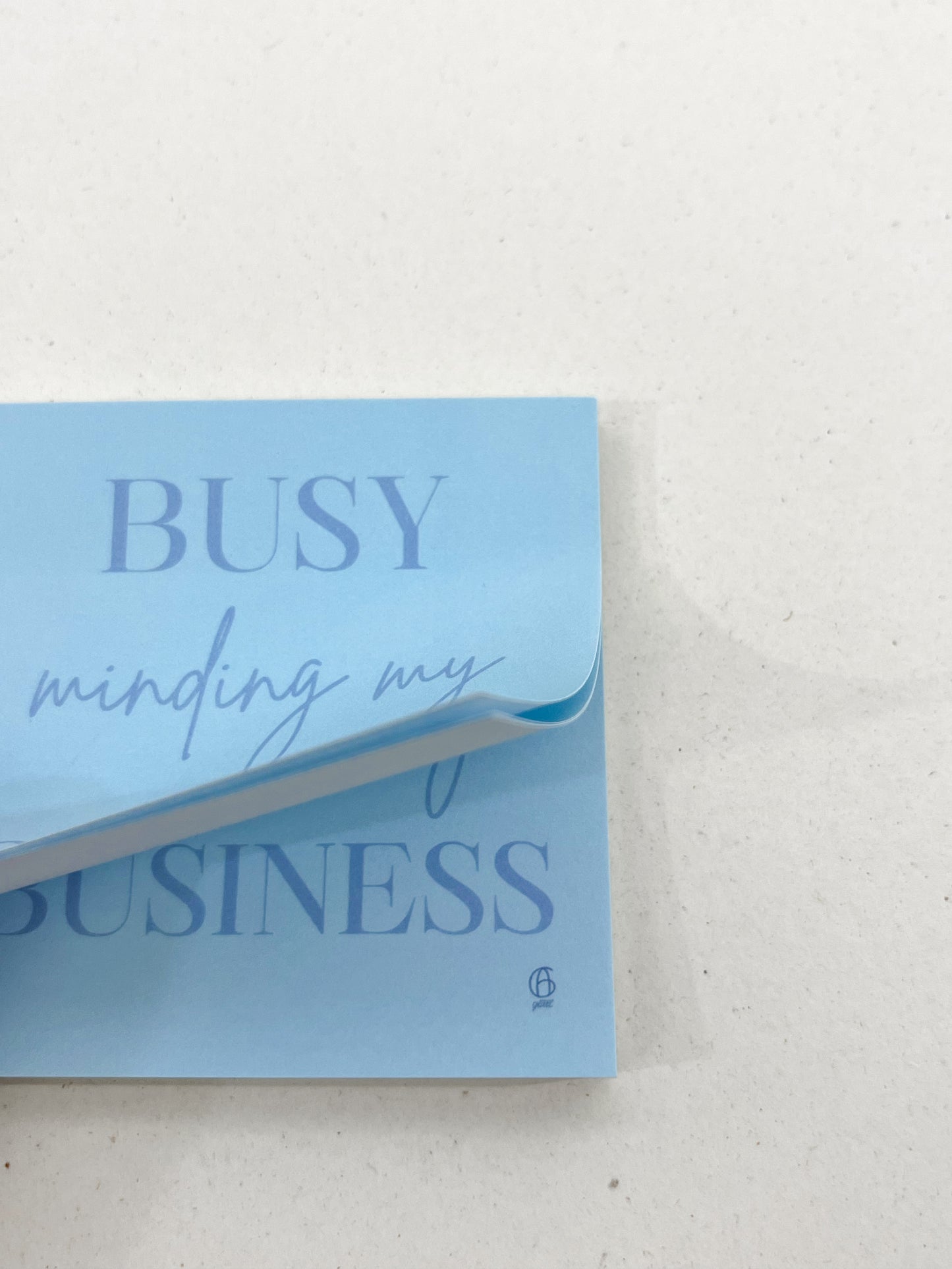 Blocchetto memo adesivi blu