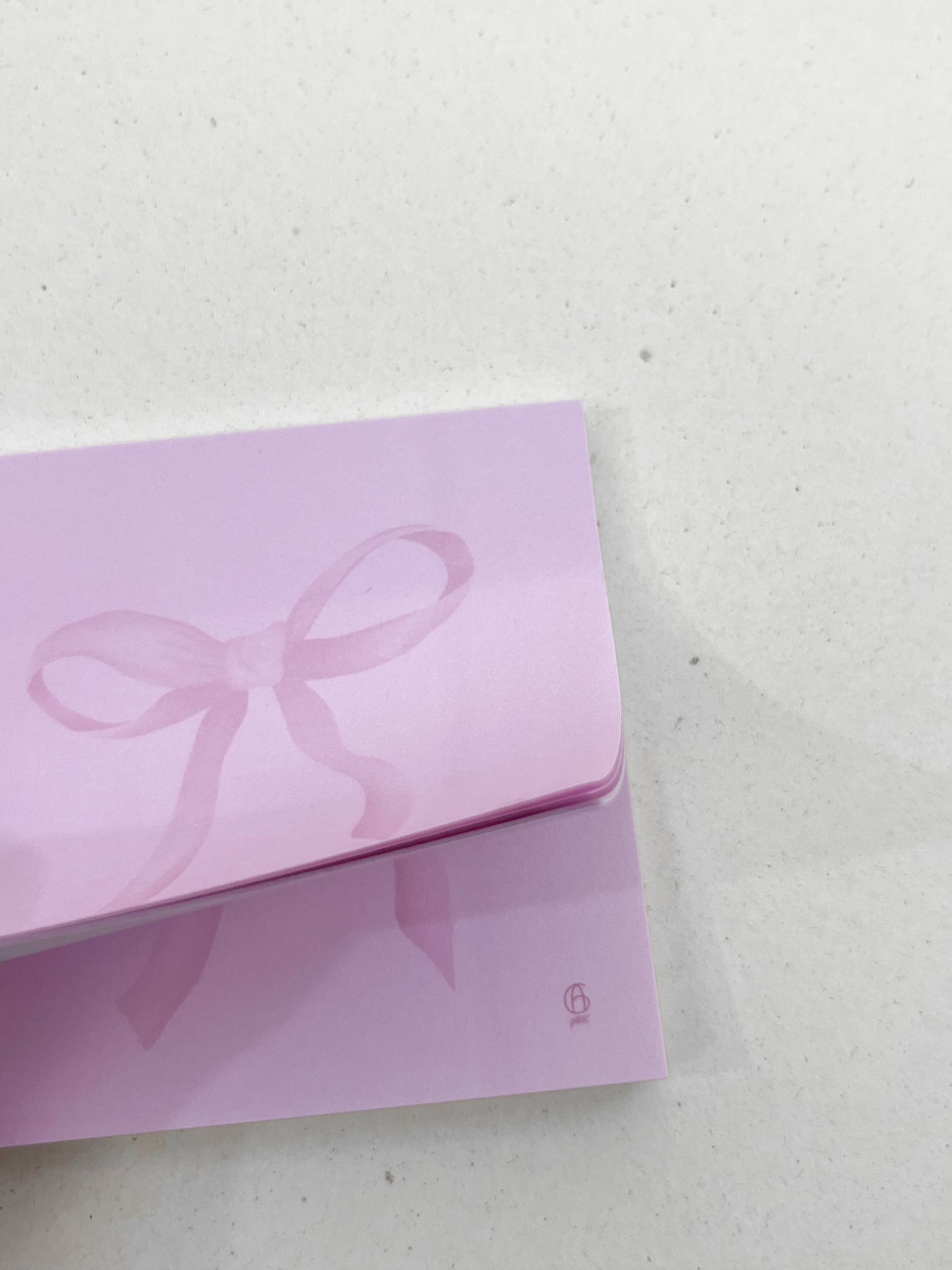 Blocchetto memo adesivi rosa