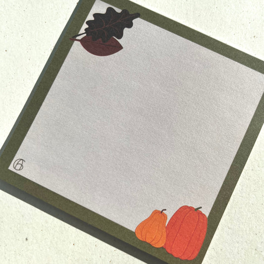 Block notes quadrato - fall queen