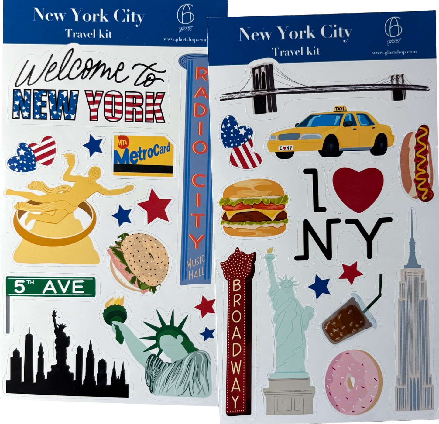 New York - Travel kit stickers
