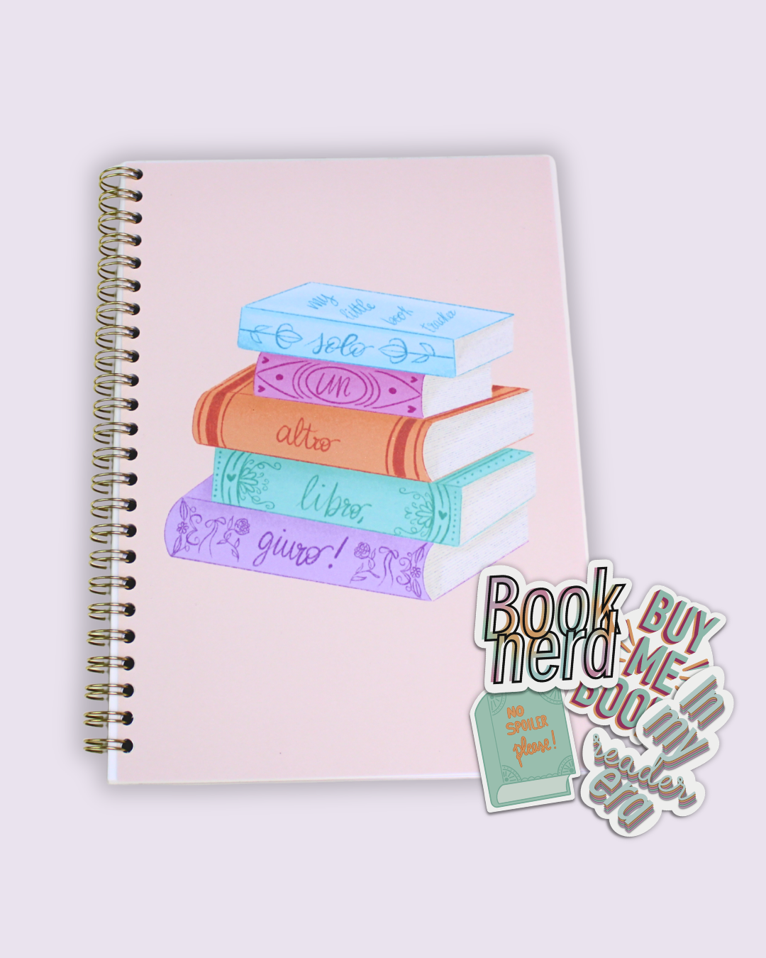 Book tracker + stickers