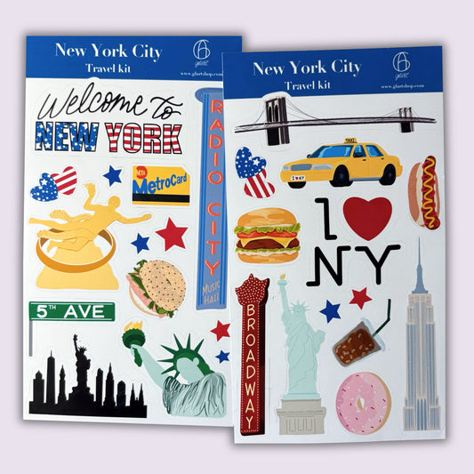 New York - Travel kit stickers