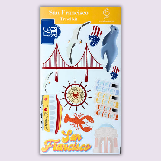 San Francisco - Travel kit stickers