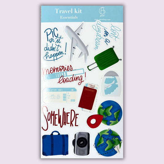 Essential - Travel kit stickers
