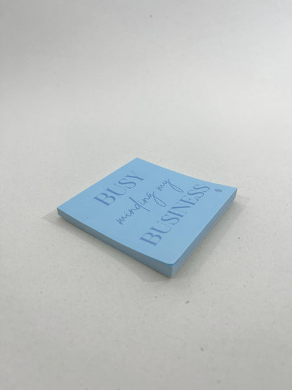 Blocchetto memo adesivi blu