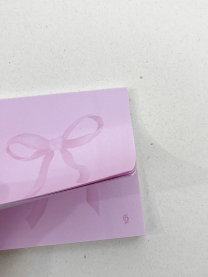 Blocchetto memo adesivi rosa