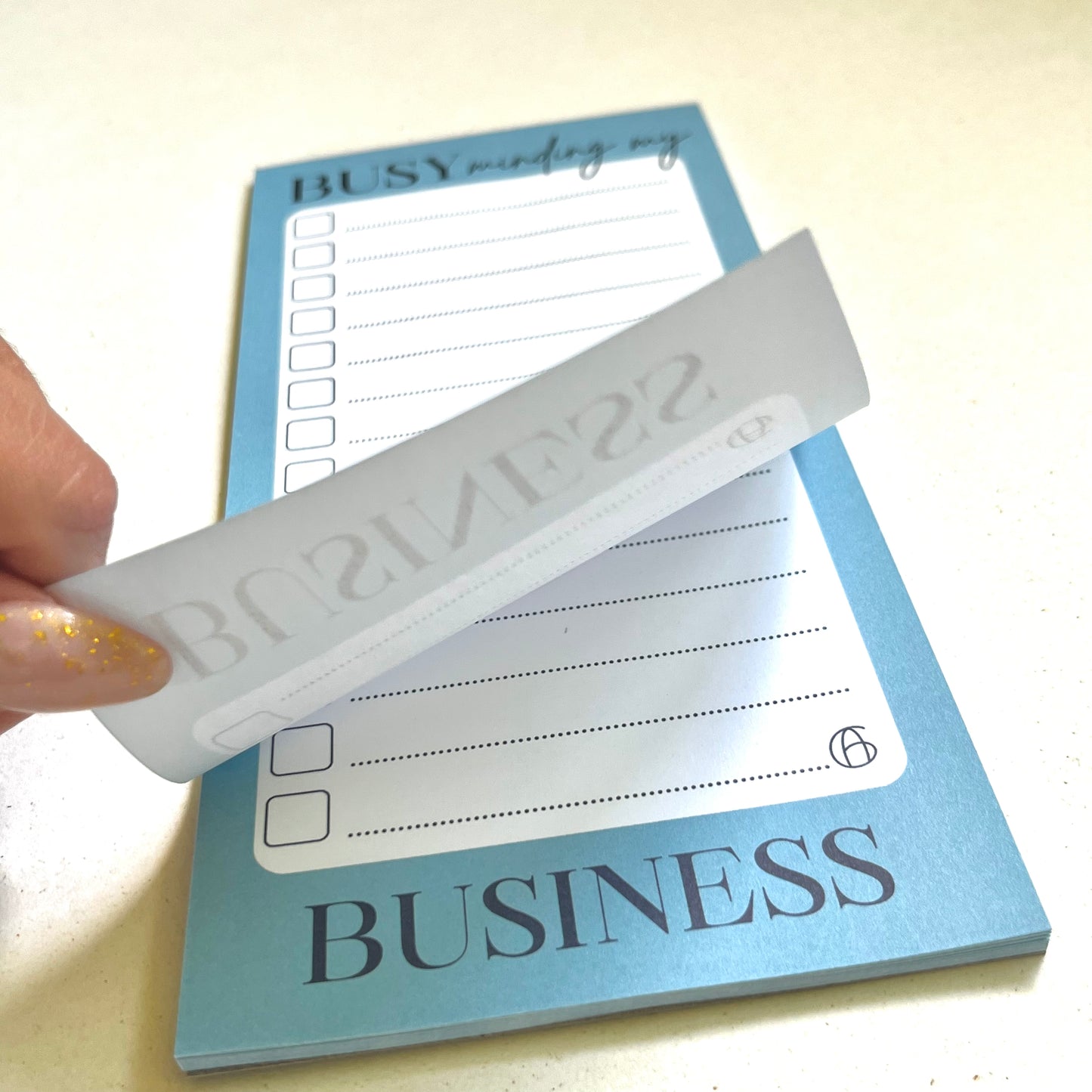 To-do list blue