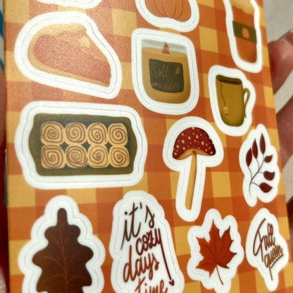 Adesivi autunnali (foglio)