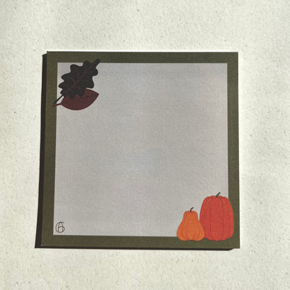 Block notes quadrato - fall queen