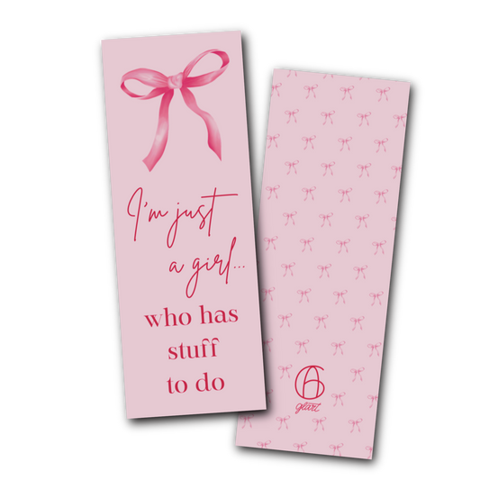 Pink bookmark